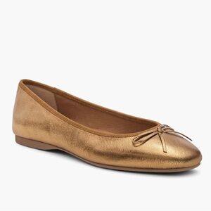 Birdies The Hummingbird - Vintage Gold Leather - 7.5 -EUC